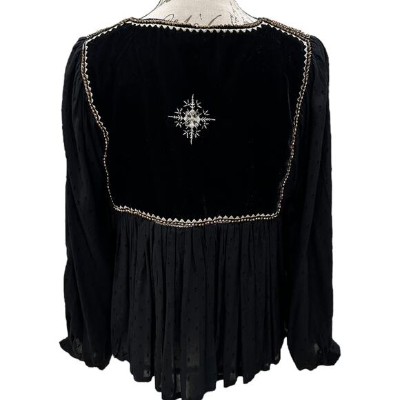 NWT Anthropologie Velvet by Graham & Spencer Beaded Jacket - Picture 3 of 7